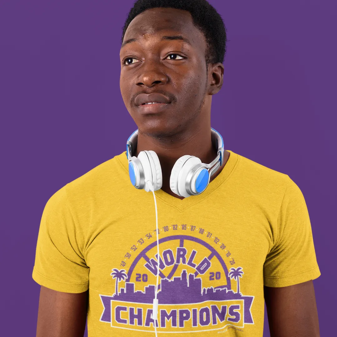 LA 2020 World Champs This One's For Mamba Shirt | Shop Unlicensed Los Angeles Basketball Gear