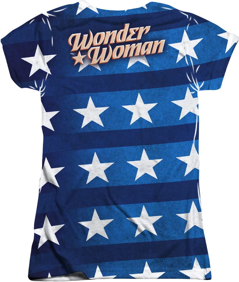 Ladies Wonder Woman Stars Shirt