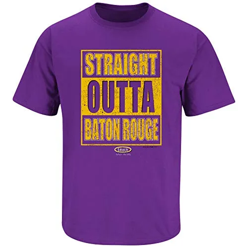 Louisiana State College Apparel | Shop Unlicensed Louisiana State Gear | Straight Outta Baton Rouge Shirt