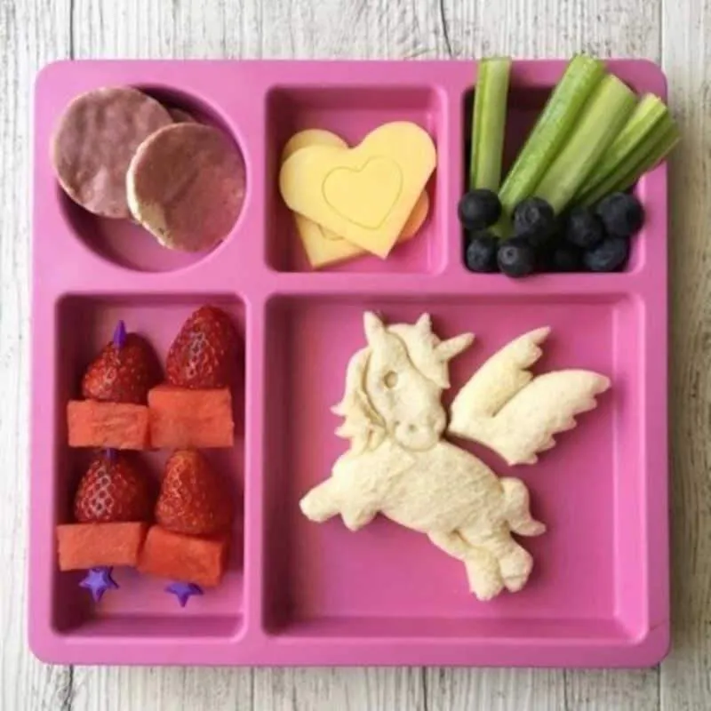 Lunch Punch Sandwich Cutter Pair - I ♡ Unicorn