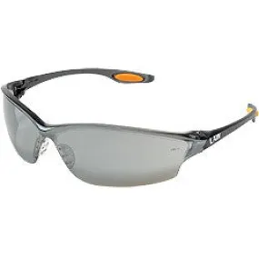 LW217 MCR Safety Law LW2 Series Safety Glasses, Silver Mirror Lens