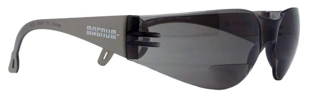 Magnum Safety Glasses - Bifocal Smoke Lens ( 2.50) 068 2.50SD