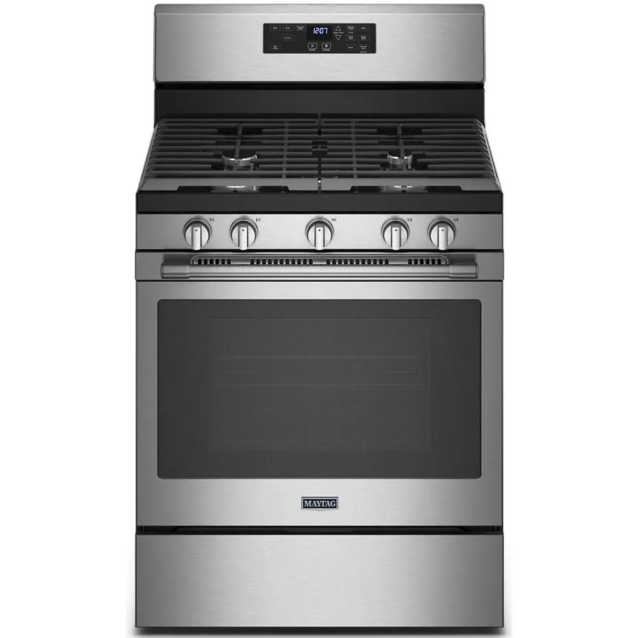 Maytag 30-inch Freestanding Gas Range with Convection Technology MGR7700LZ