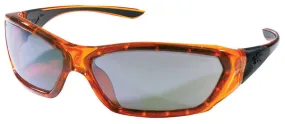 MCR Safety ForceFlex FF1 Orange Frame, Silver Mirr