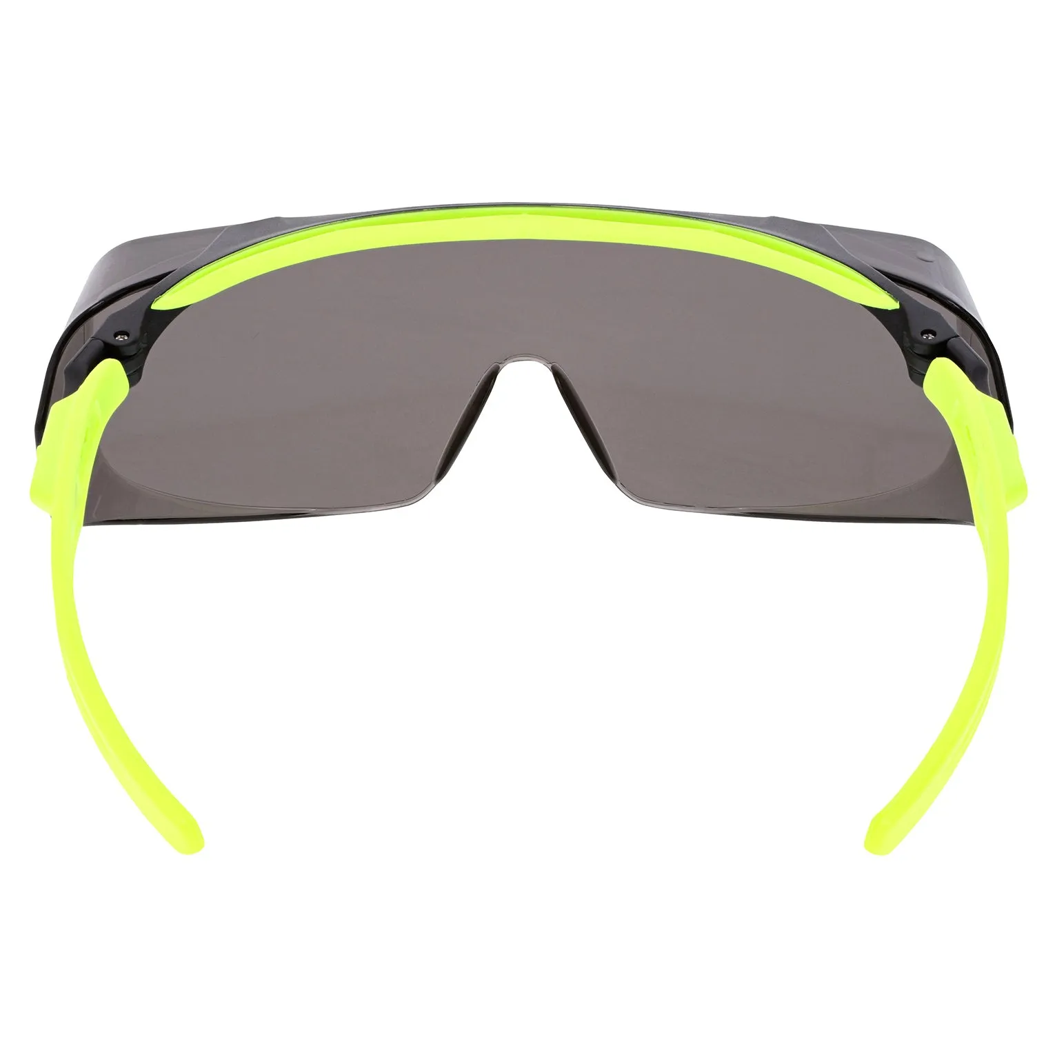 MCR Safety Klondike OTG Safety Glasses - Black/Yellow Frame - Gray MAX36 Anti-Fog Lens - OG222DC