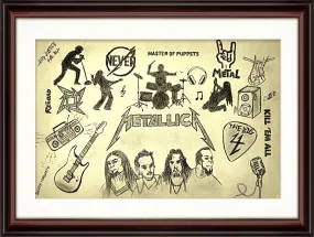 Metallica Wall Frame