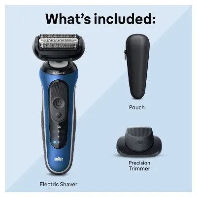 New - Braun Series 6-6120 Rechargeable Wet & Dry Shaver