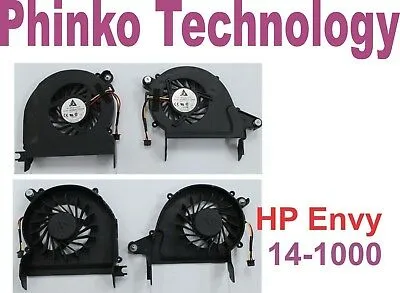 NEW CPU Cooling Fan For HP Envy 14 14-1000 14-1214tx  KSB05105HA Left   Right