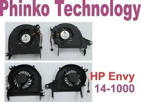 NEW CPU Cooling Fan For HP Envy 14 14-1000 14-1214tx  KSB05105HA Left   Right