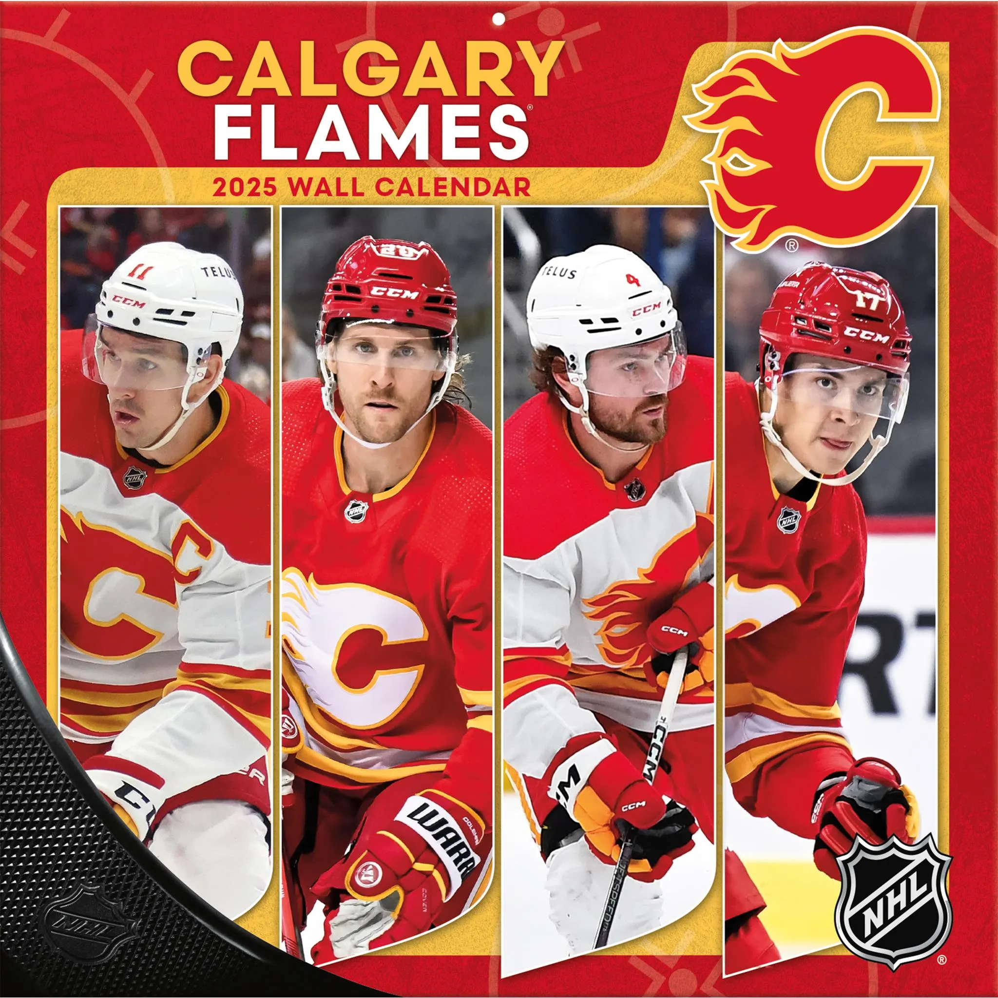 NHL Calgary Flames Wall 2025 Calendar - Online Exclusive