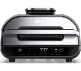 Ninja AG551UK Foodi MAX Health Grill & Air Fryer, Black/Stainless Steel