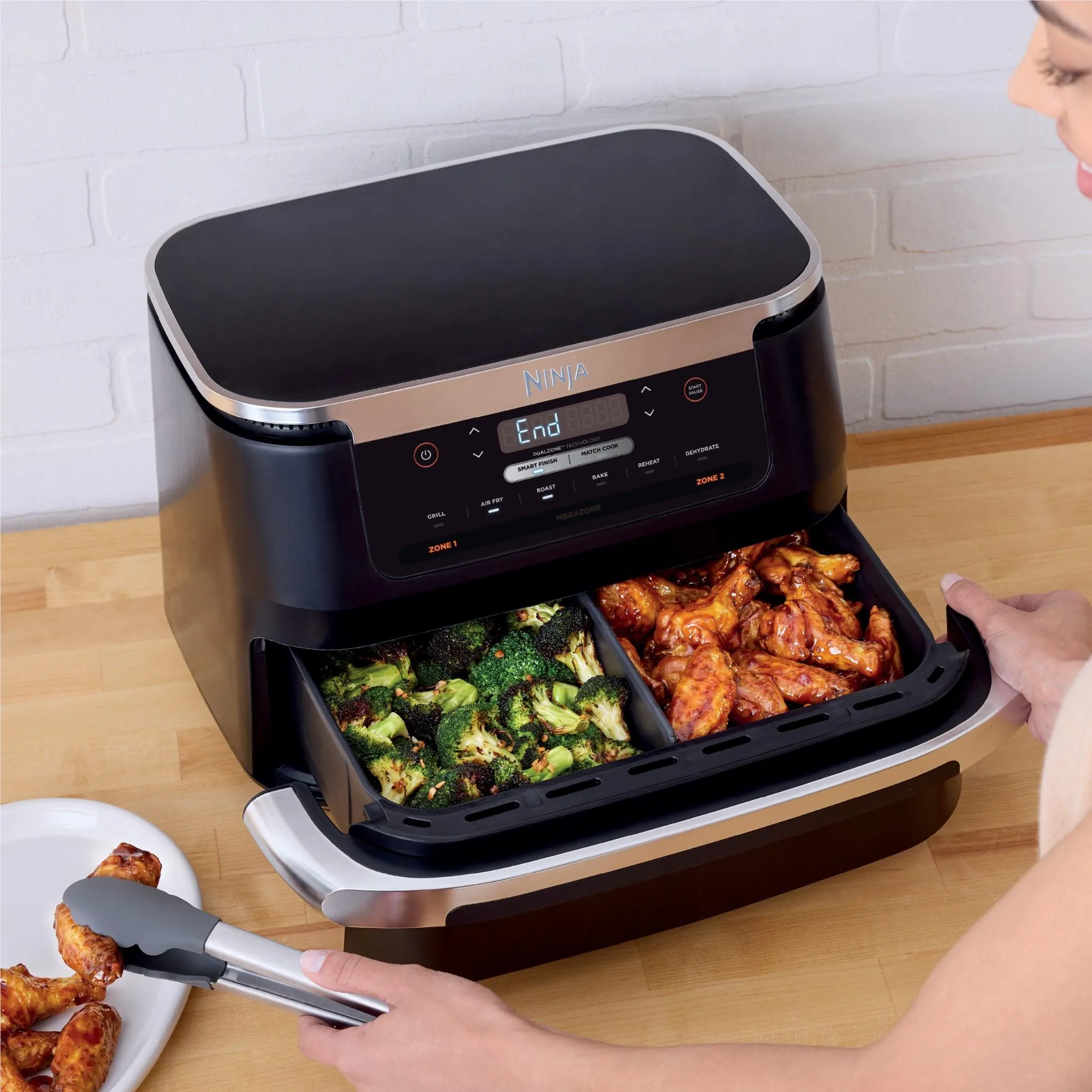 Ninja FlexDrawer Air Fryer with 6.6L MegaZone