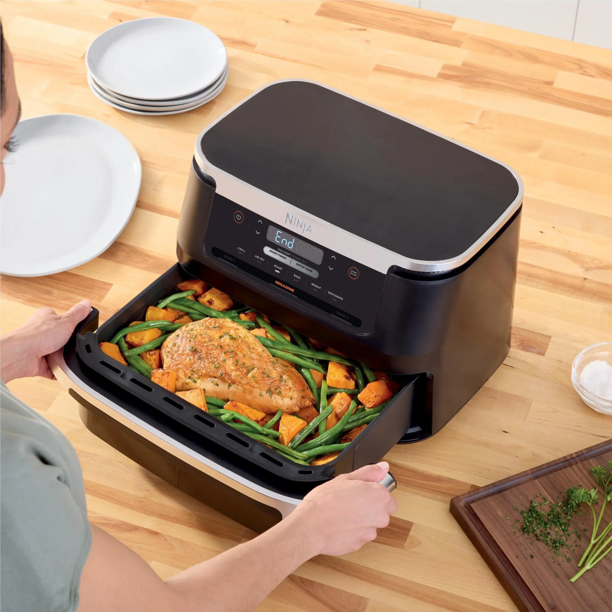 Ninja FlexDrawer Air Fryer with 6.6L MegaZone