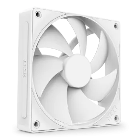 NZXT F120P - 120MM STATIC PRESSURE FANS - SINGLE WHITE (RF-P12SF-W1)