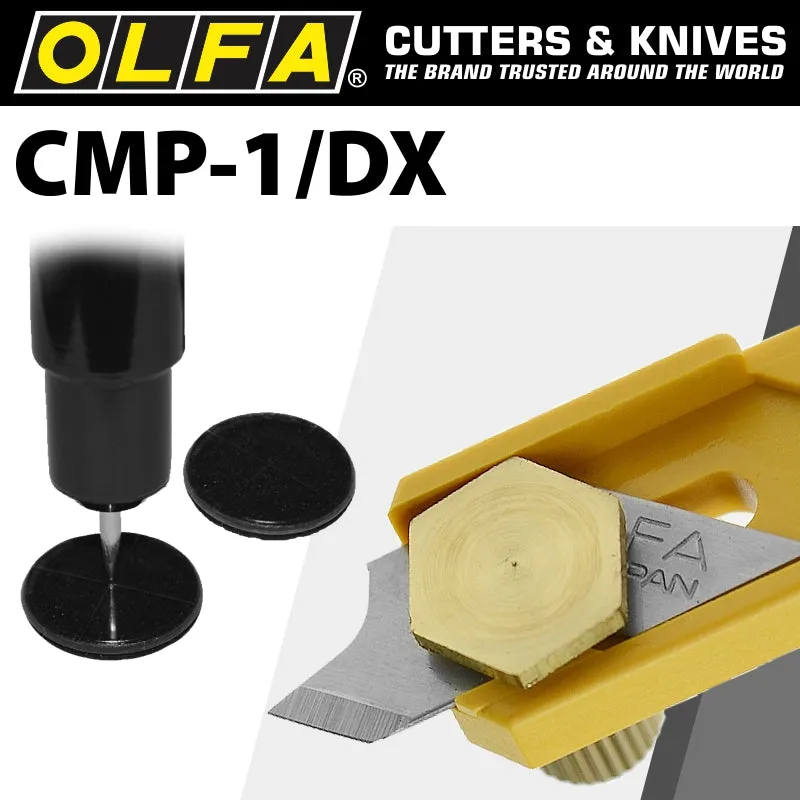 OLFA OLFA COMPASS CUTTER WITH RATCHET & 10 SPARE BLADES CTR CMP1DX