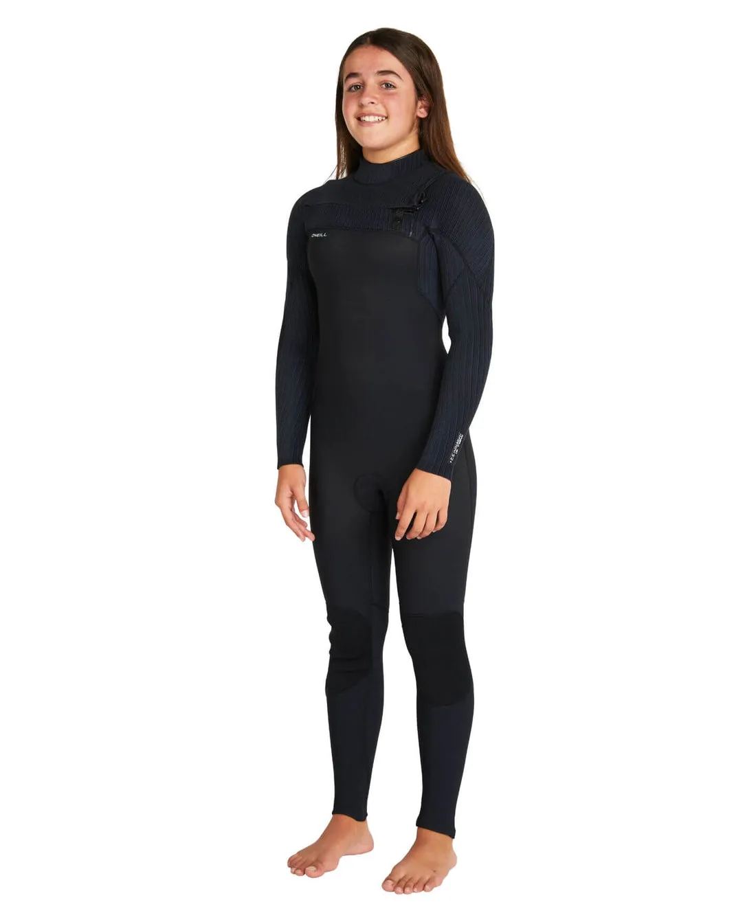 O'Neill Girl's HyperFreak 3/2  Steamer Chest Zip Wetsuit