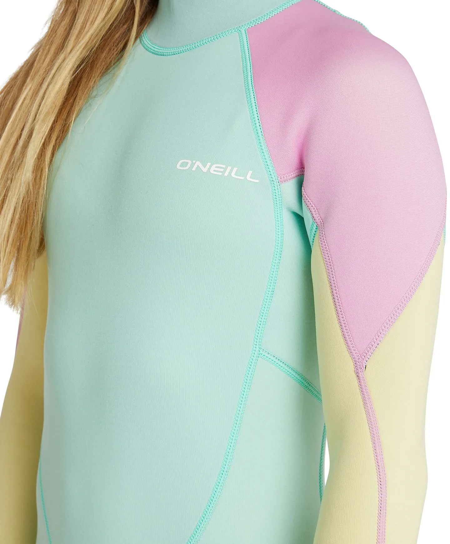 O'Neill Girl's Reactor 3/2mm Steamer Back Zip Wetsuit