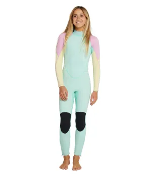 O'Neill Girl's Reactor 3/2mm Steamer Back Zip Wetsuit