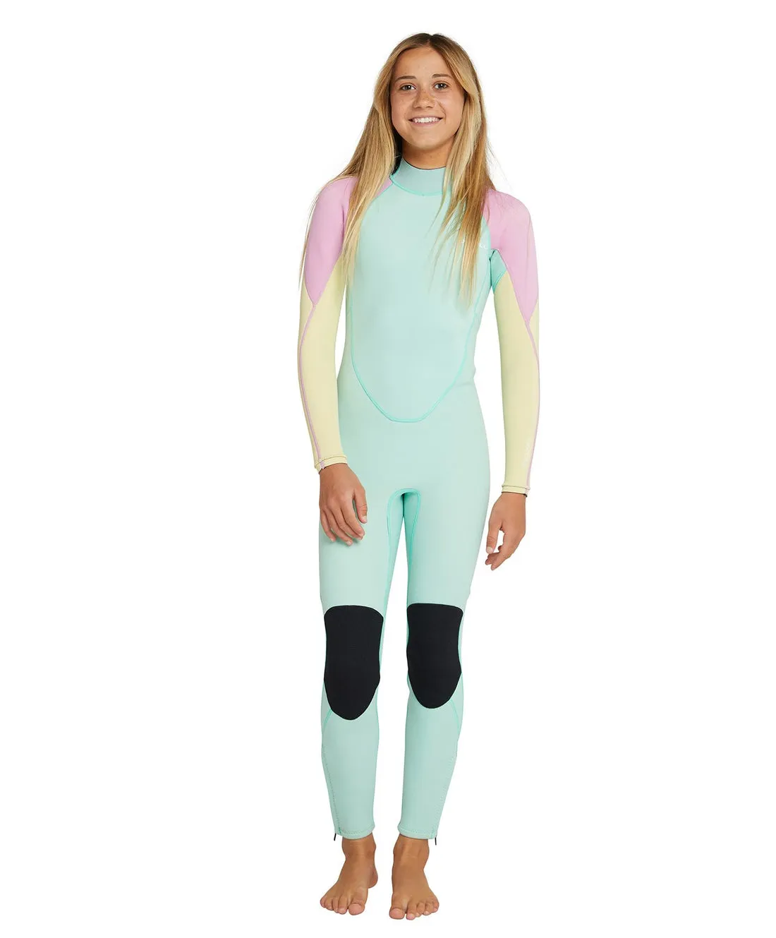 O'Neill Girl's Reactor 3/2mm Steamer Back Zip Wetsuit