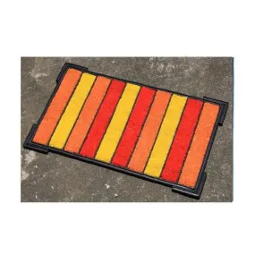 OnlyMat Elegant Colourful Coco Rubber Tray Doormat with Coir Insert