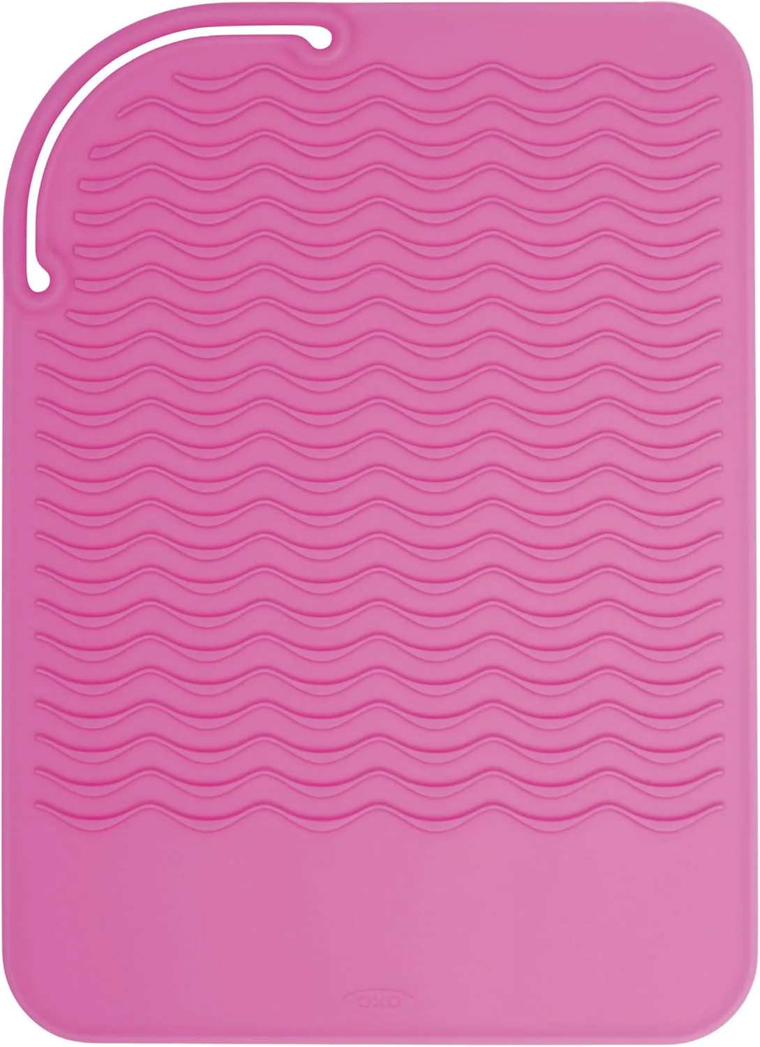 OXO Good Grips Heat Resistant Silicone Travel Mat for Curling Irons and Flat Irons - Pink