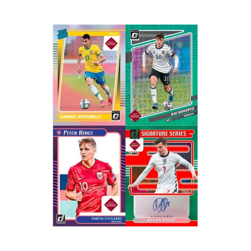 Panini Donruss Road To Fifa World Cup Qatar 2022 Trading Card Pack (25 Cards EA)