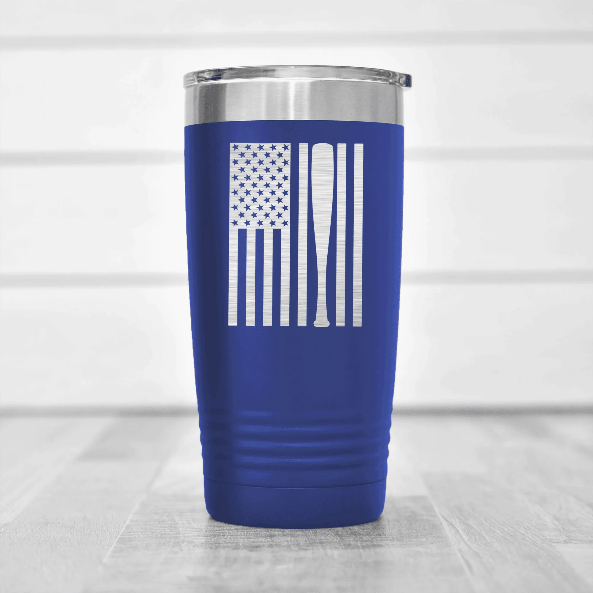 Patriotic Baseball Pride Tumbler