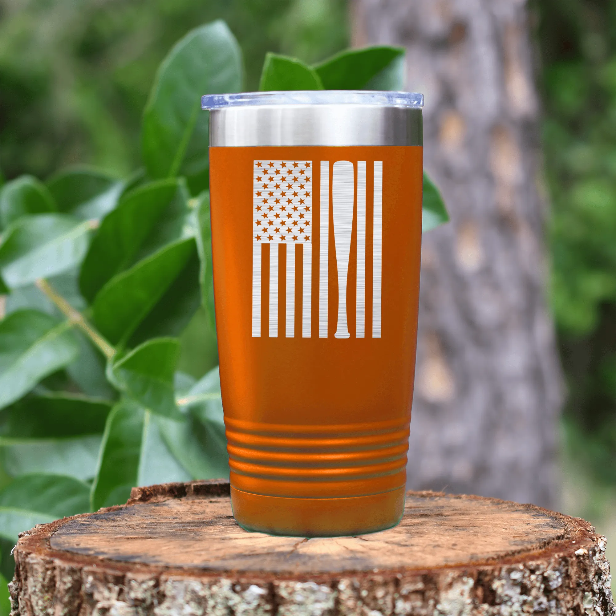 Patriotic Baseball Pride Tumbler