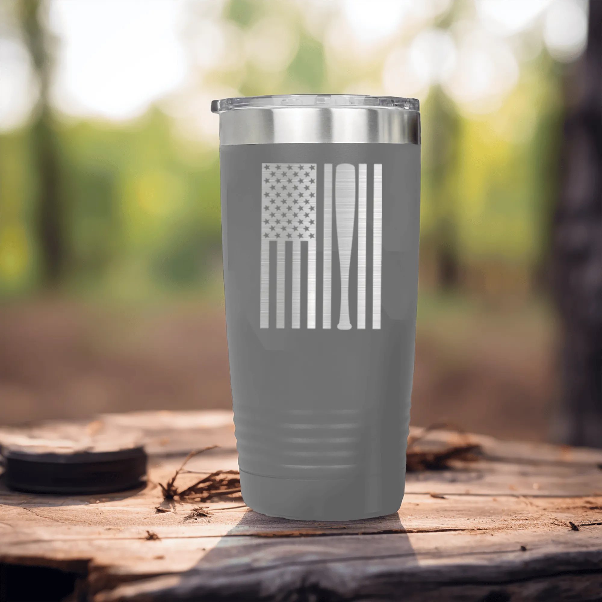 Patriotic Baseball Pride Tumbler