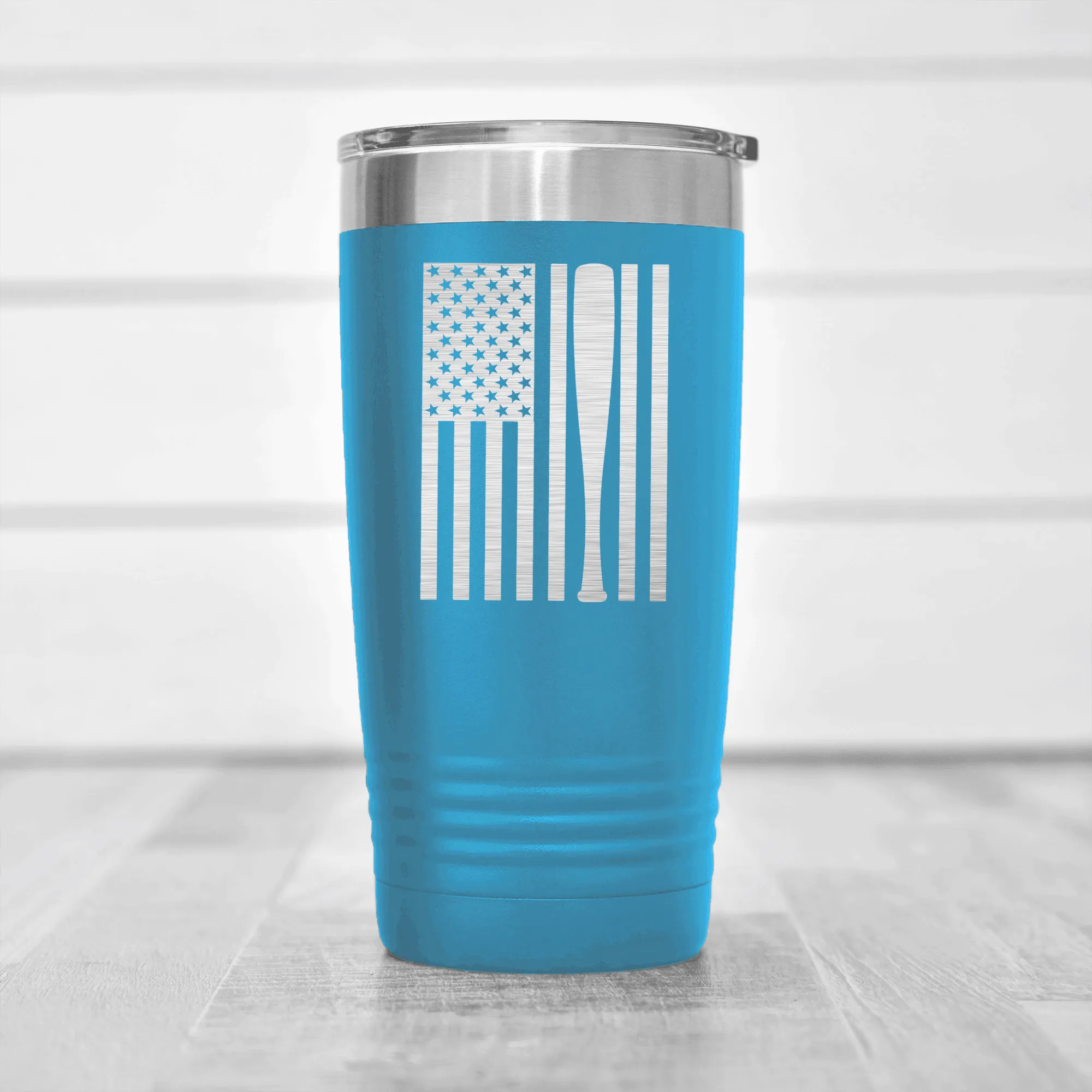 Patriotic Baseball Pride Tumbler