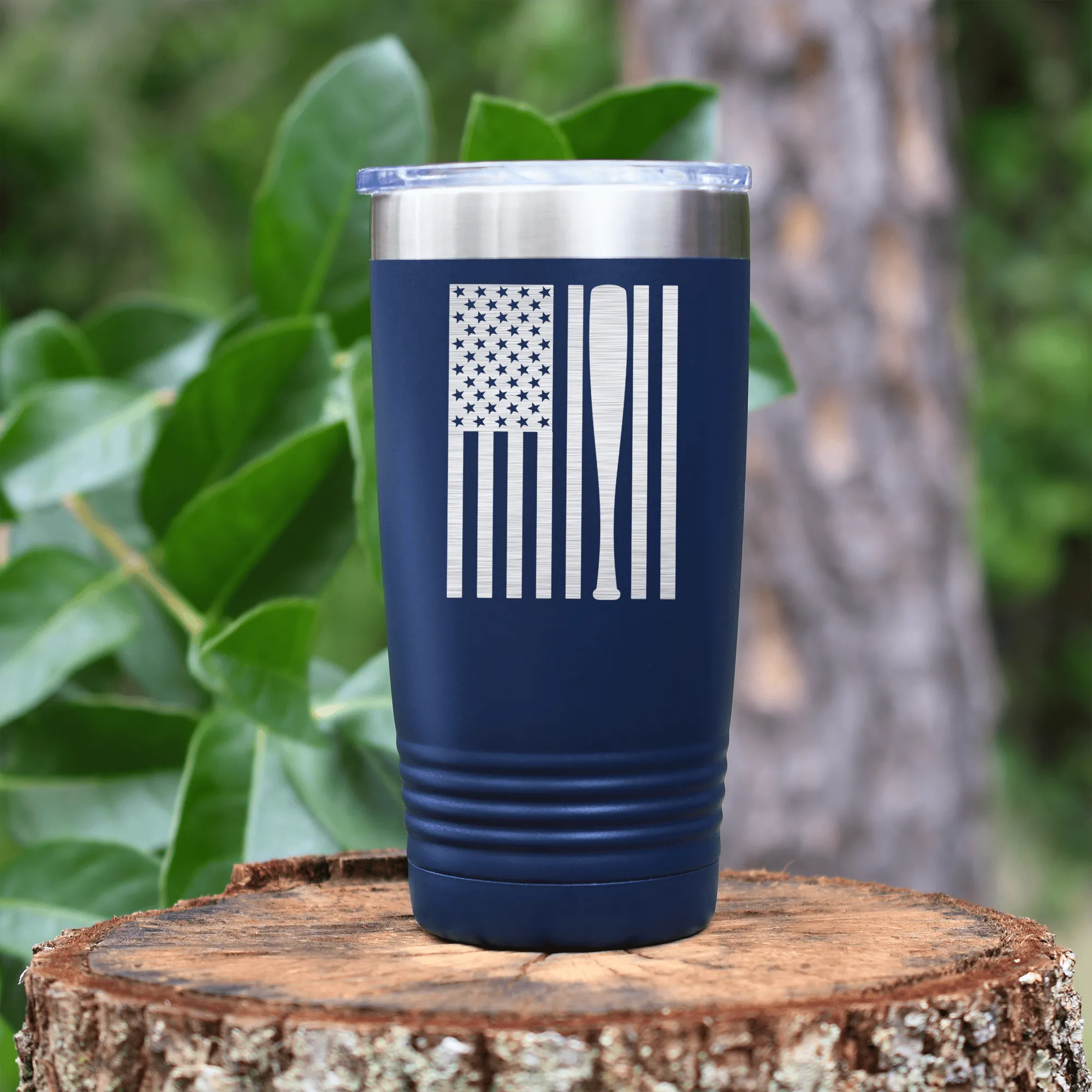 Patriotic Baseball Pride Tumbler