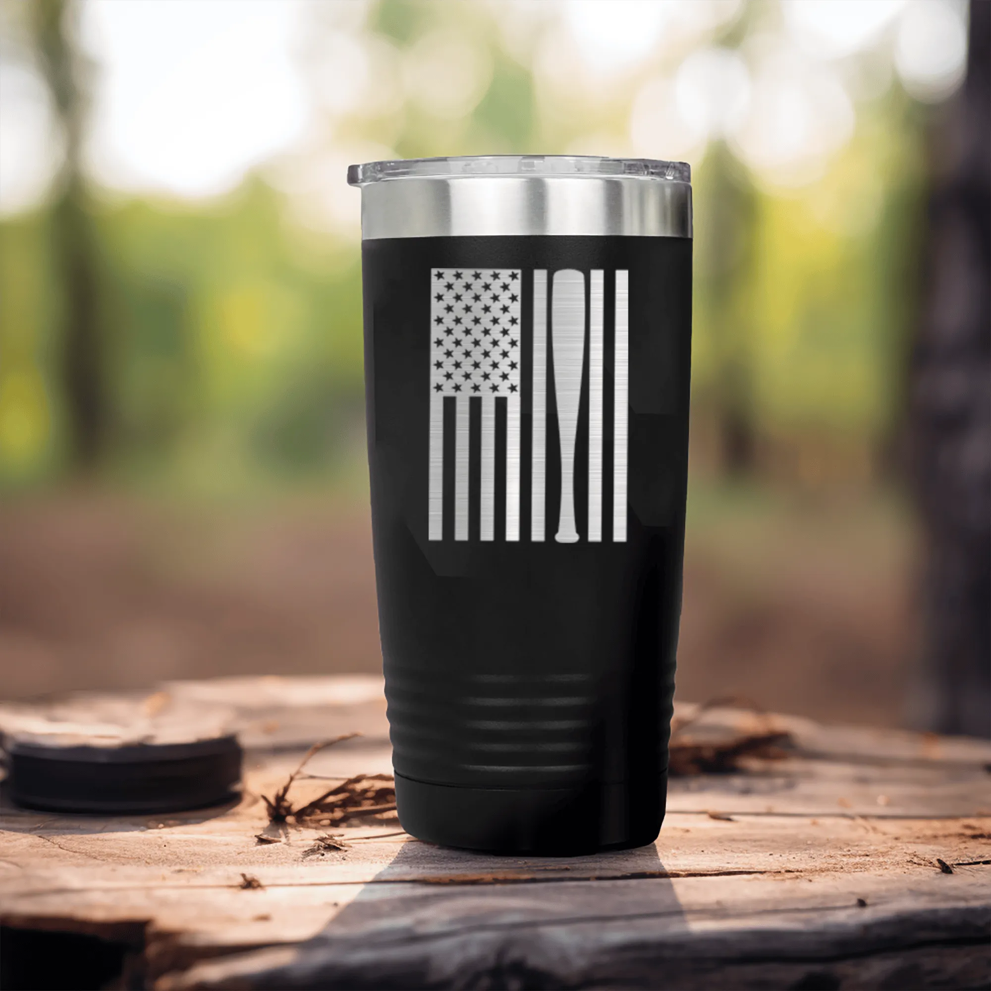 Patriotic Baseball Pride Tumbler