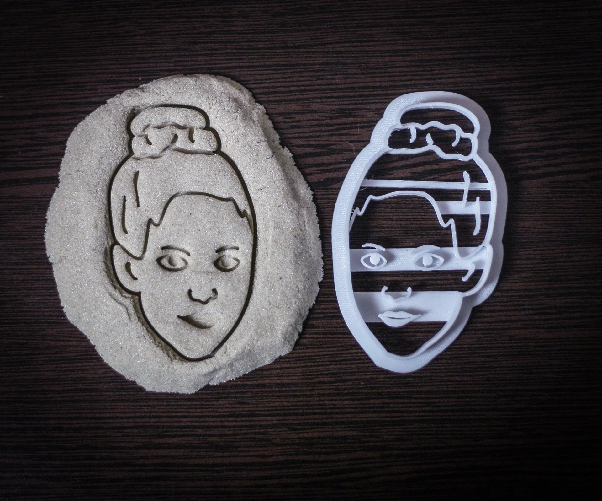 Personalized Portrait Cookie Cutter | face portrait  3d cookie cutters