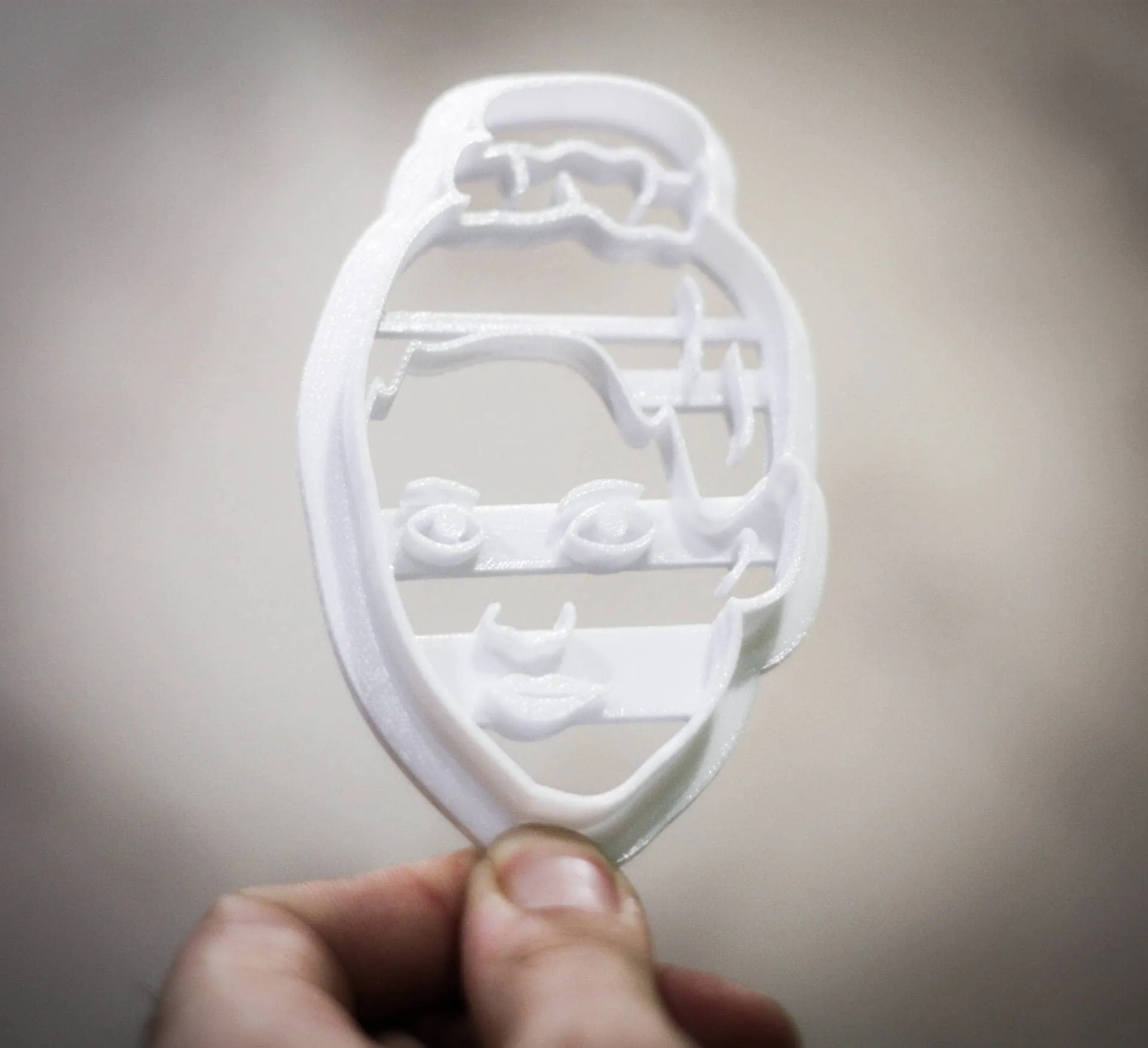 Personalized Portrait Cookie Cutter | face portrait  3d cookie cutters