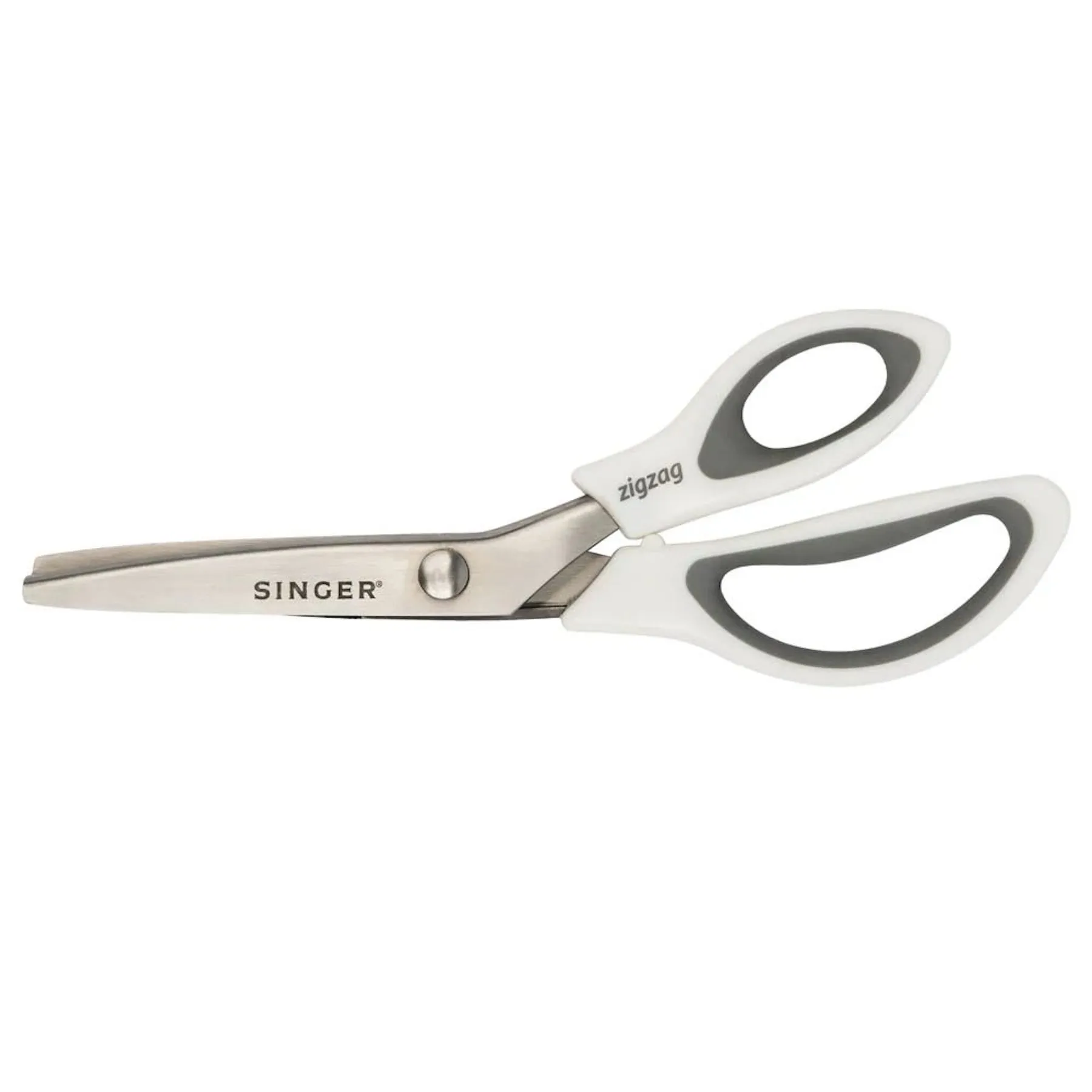 Pinking Shears with Comfort Grip, Stainless Steel Zig Zag Scissors, 9 Inch