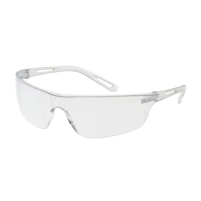 PIP Zenon Z-Lyte 250-09-0000 Rimless Safety Glasses with Clear Temple, Clear Anti-Scratch Lens, 1 Pair