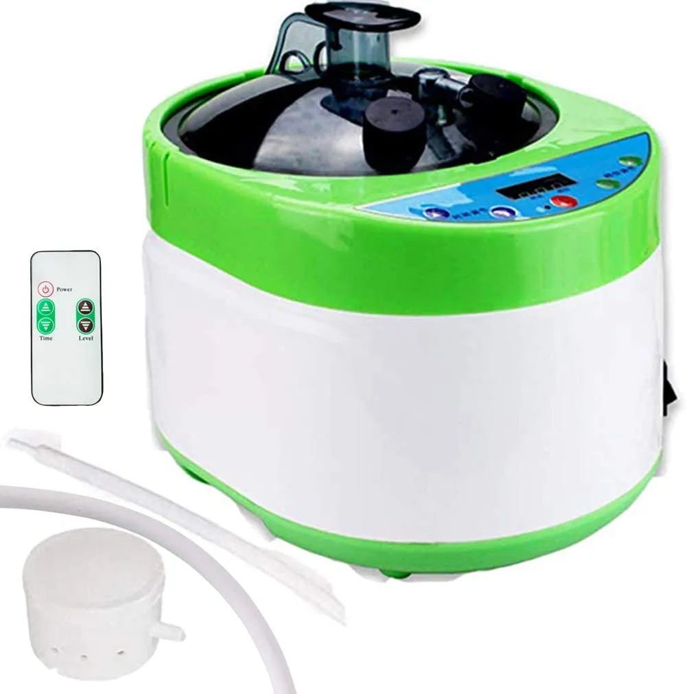 Portable 1.8L, 2L and 4L Upgraded Steam Pot Sauna Steam Generator with Remote Control