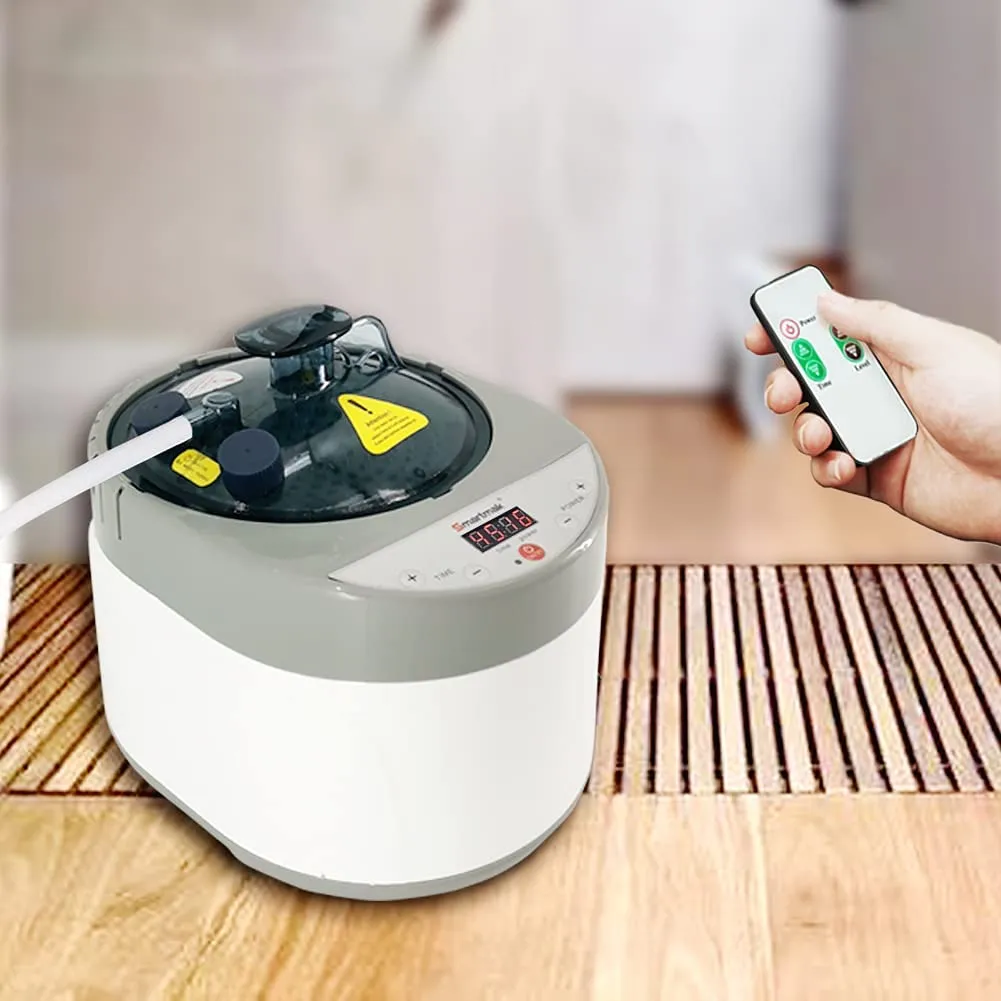 Portable 1.8L, 2L and 4L Upgraded Steam Pot Sauna Steam Generator with Remote Control