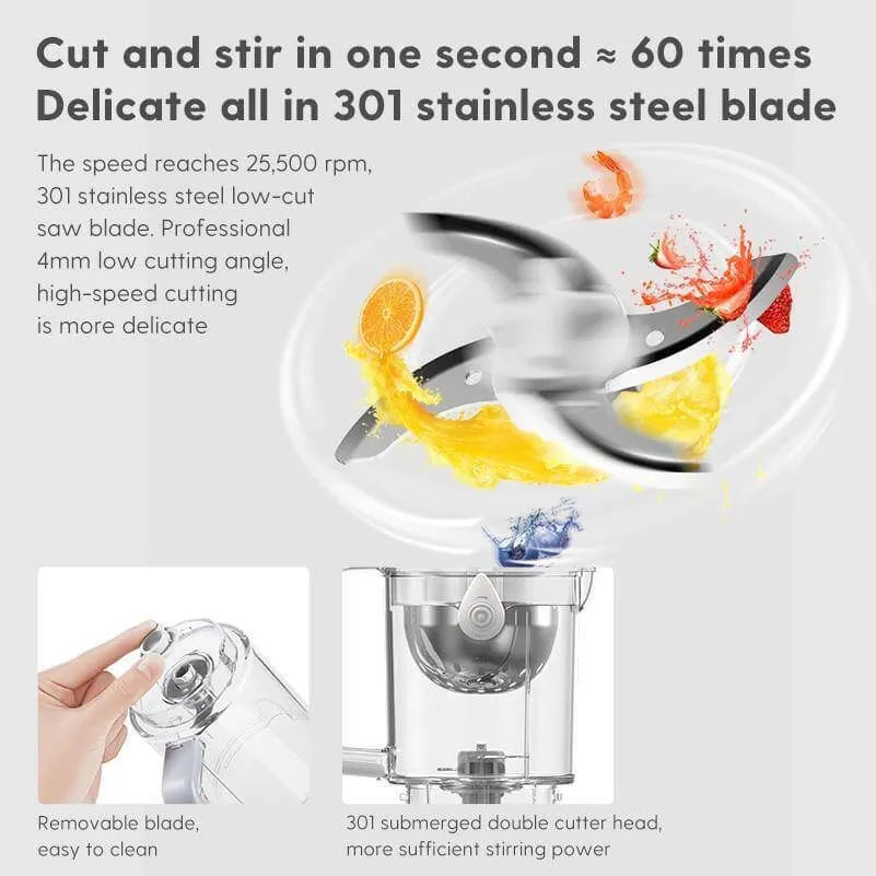 Portable Food Steamer Blender