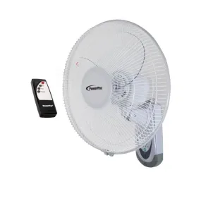 POWERPAC PPWF40R WALL FAN REMOTE 16 INCH