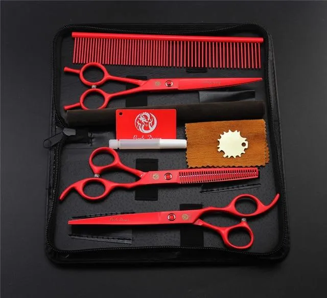 Professional Dog Grooming Scissor Set - 7"