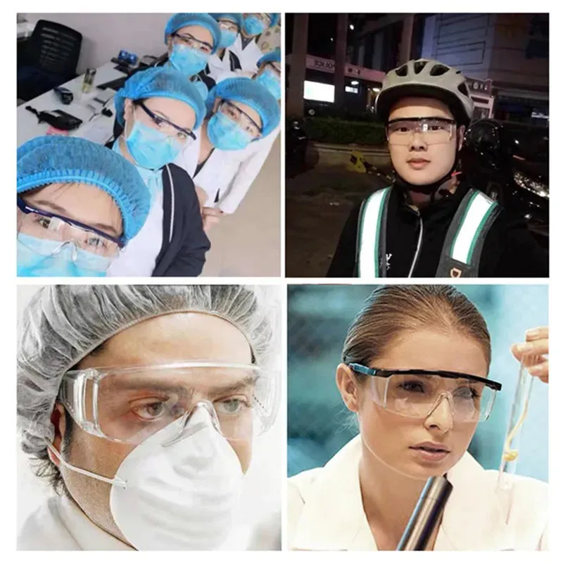 Protective Safety Glasses Work Anti Dust Eye Anti-Fog Antisand Windproof Saliva Transparent Goggles Eye Protection