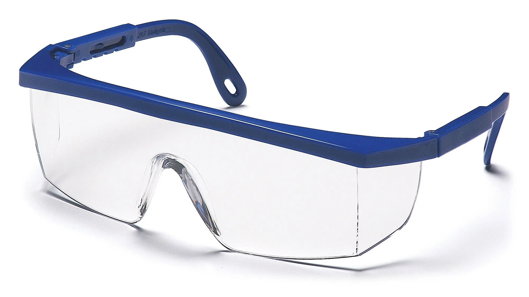 Pyramex SN410S Integra Blue Safety Glasses W/ Clear Lens (12 each)