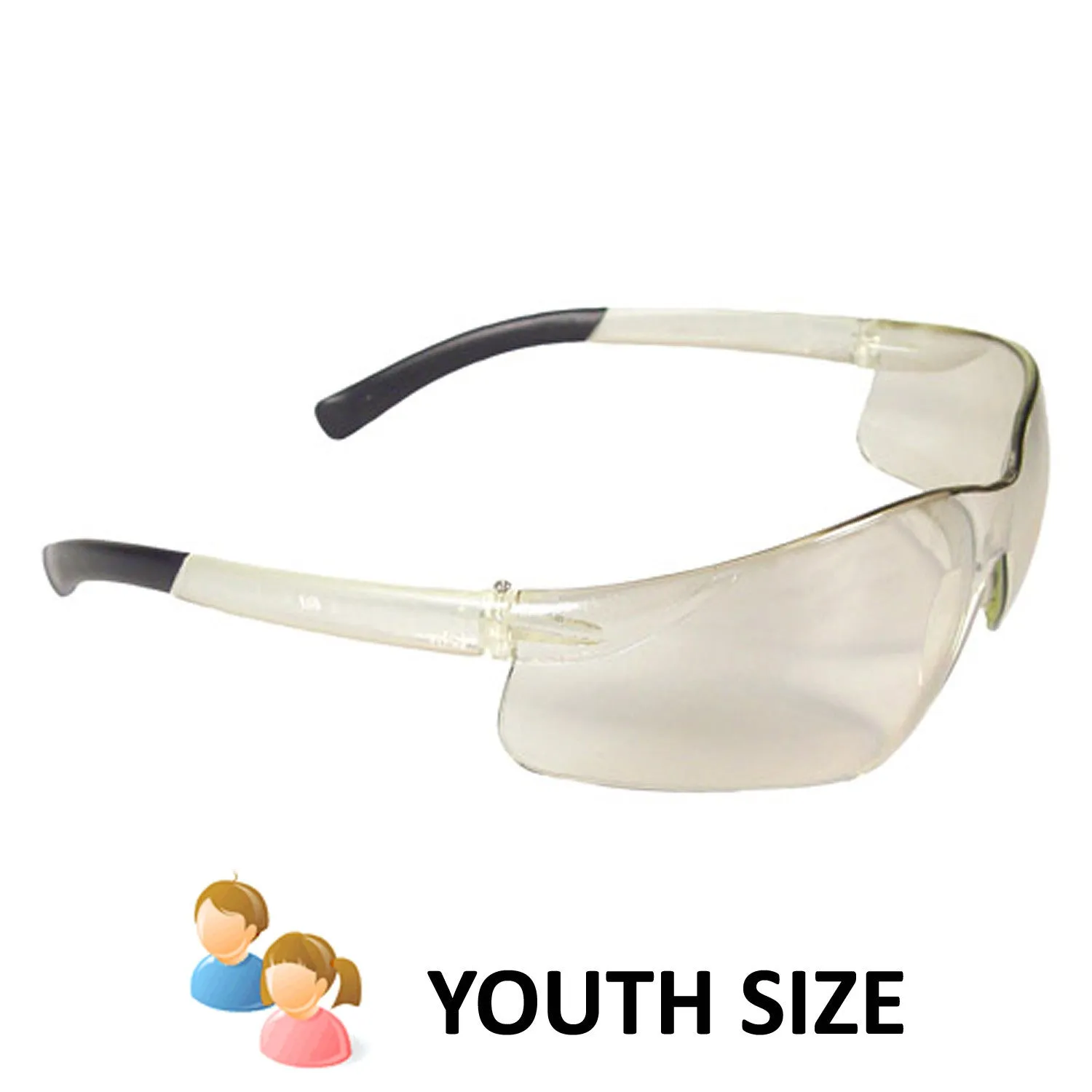 Radians - Rad-Atac Small Safety Eyewear - Clear Indoor/Outdoor Lens