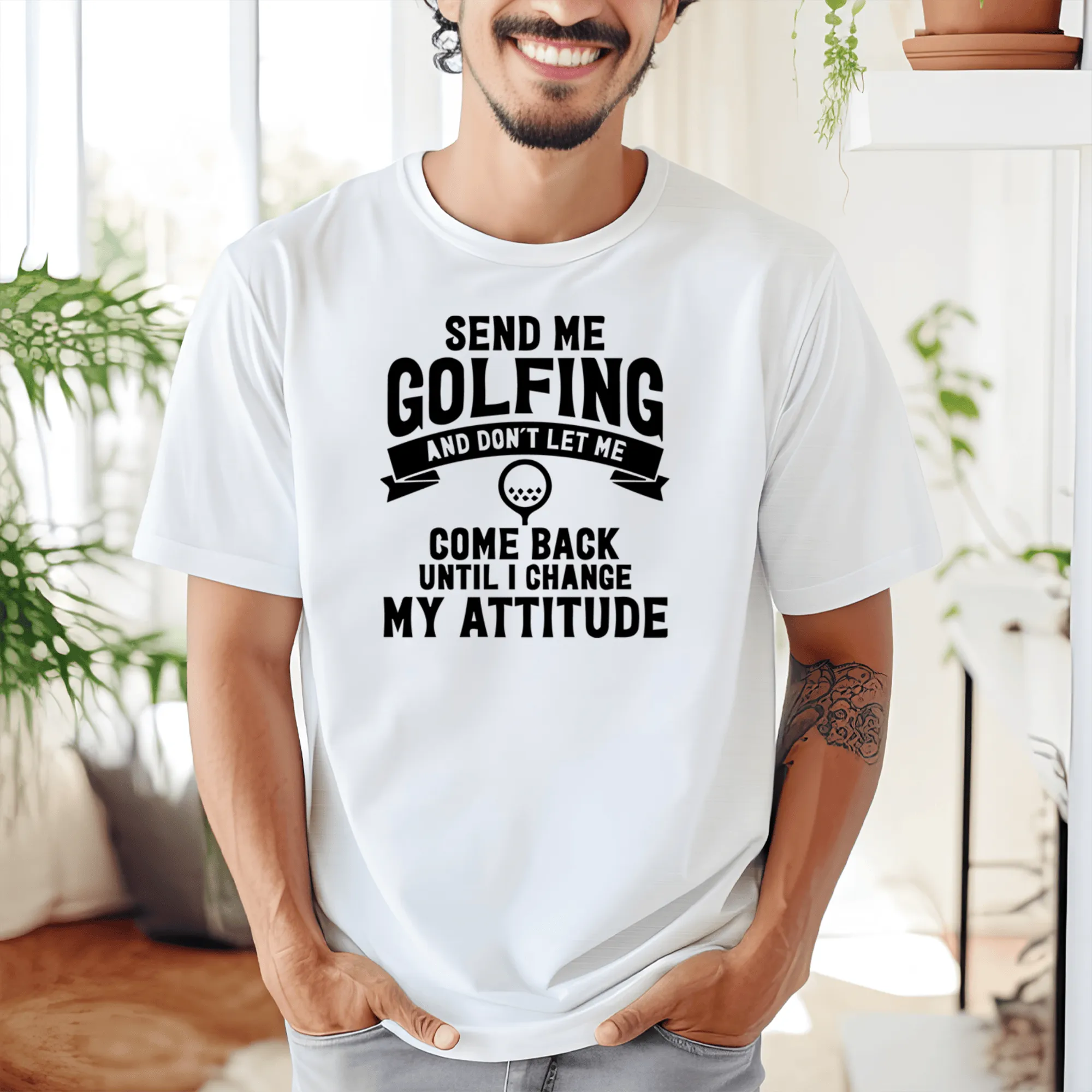 Send Me Golfing Mens T Shirt