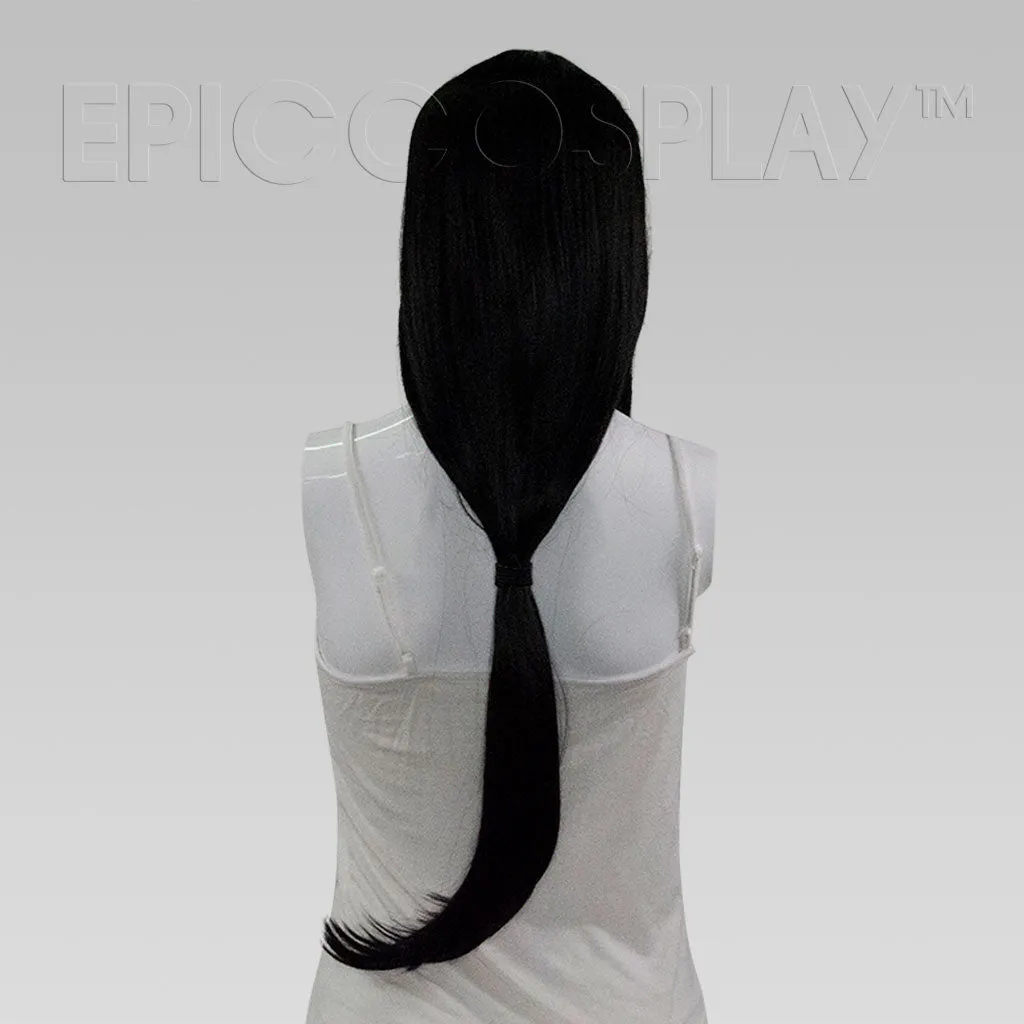 Signature - Long Bangs Black Wig