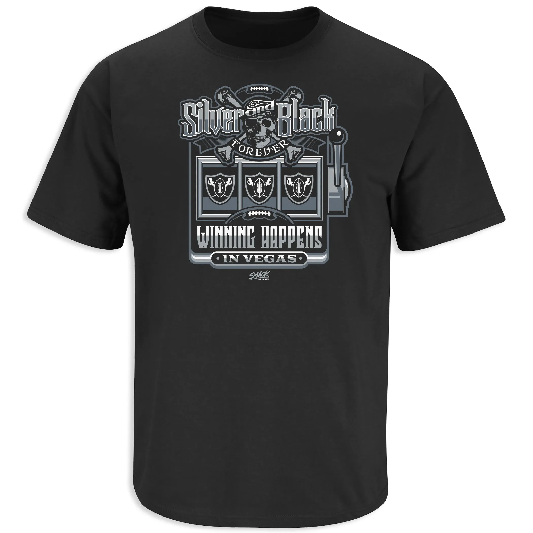 Silver and Black: Winning Happens in Vegas Shirt