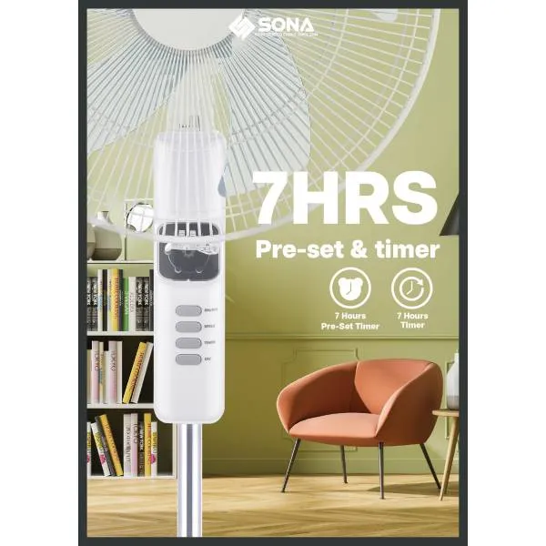 Sona Stand Fan 16 ,4 Speed