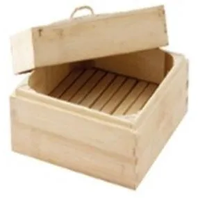 SQUARED STEAMER Cm 16.5X16.5 BAMBOO