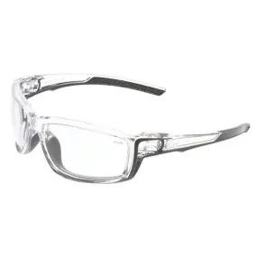 SR410PF MCR Safety Swagger SR4 Series Safety Glasses, Clear Lens, Clear Frame